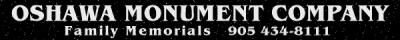 Oshawa Monument Company, Family Memorials, 905-434-8111